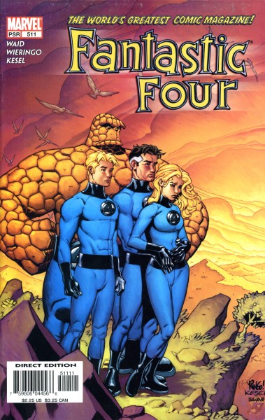 Fantastic Four 511 cover by Wieringo and Kesel